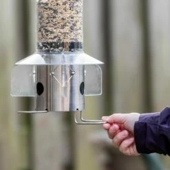 Futtersäule „Leto“ 43 Cm Silber 8 Futtersäule „Leto“ 43 Cm Silber -Geflügelbedarf Verkäufe 2024 300240119 mo jvg 1124