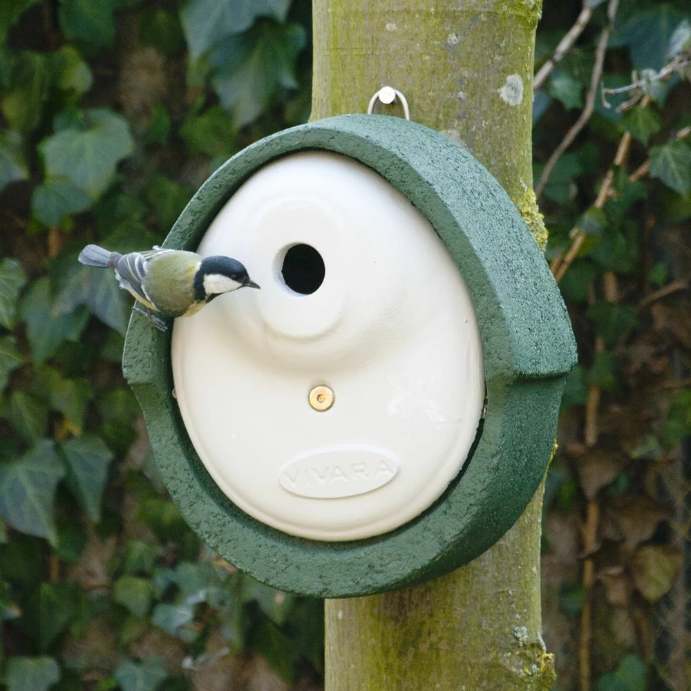 Nistkasten „Alicante“ WoodStone Grün 28 Mm 3 Nistkasten „Alicante“ WoodStone Grün 28 Mm