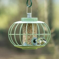 Futtersäule Mit Schutzkäfig „Laterne“